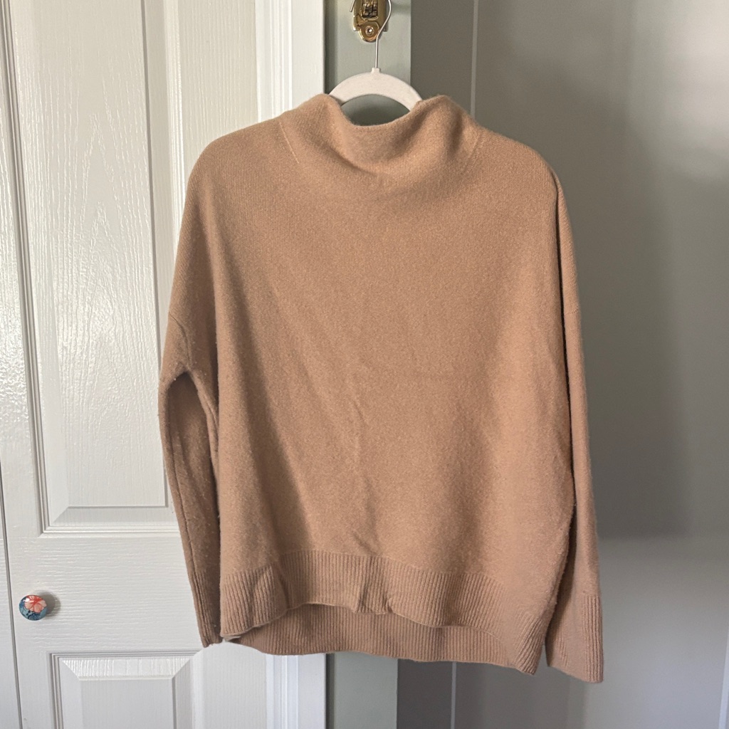 Vince Camel Cowl Neck Cashmere Sweater